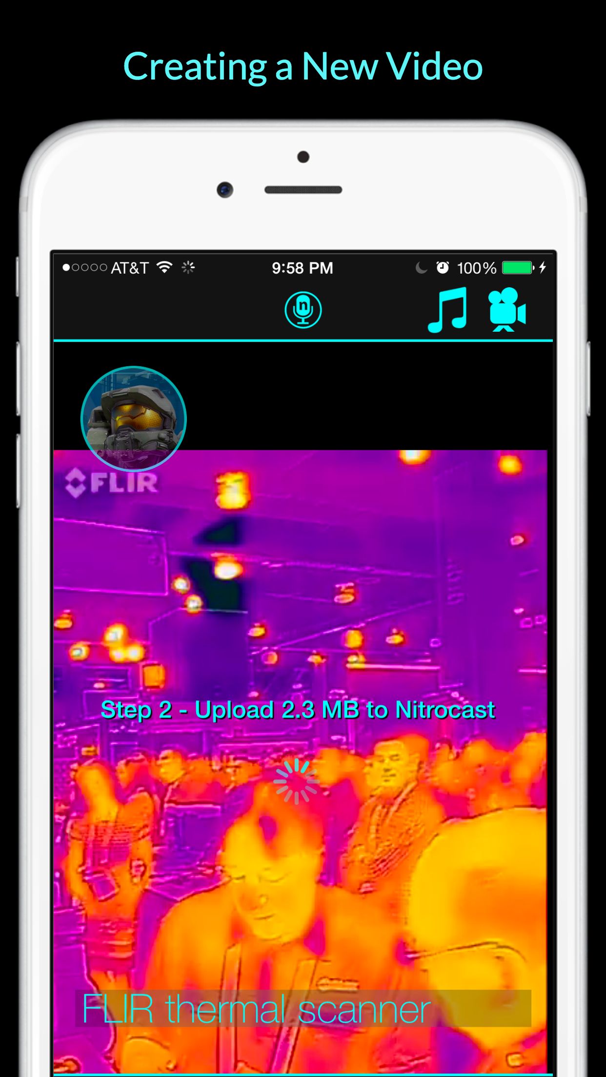 Screenshot of Nitrocast